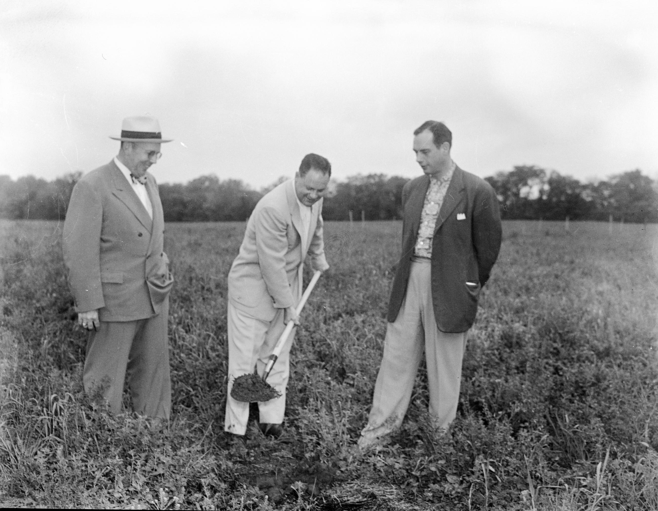 Photograph of the Groundbreaking of the Worthington Pool