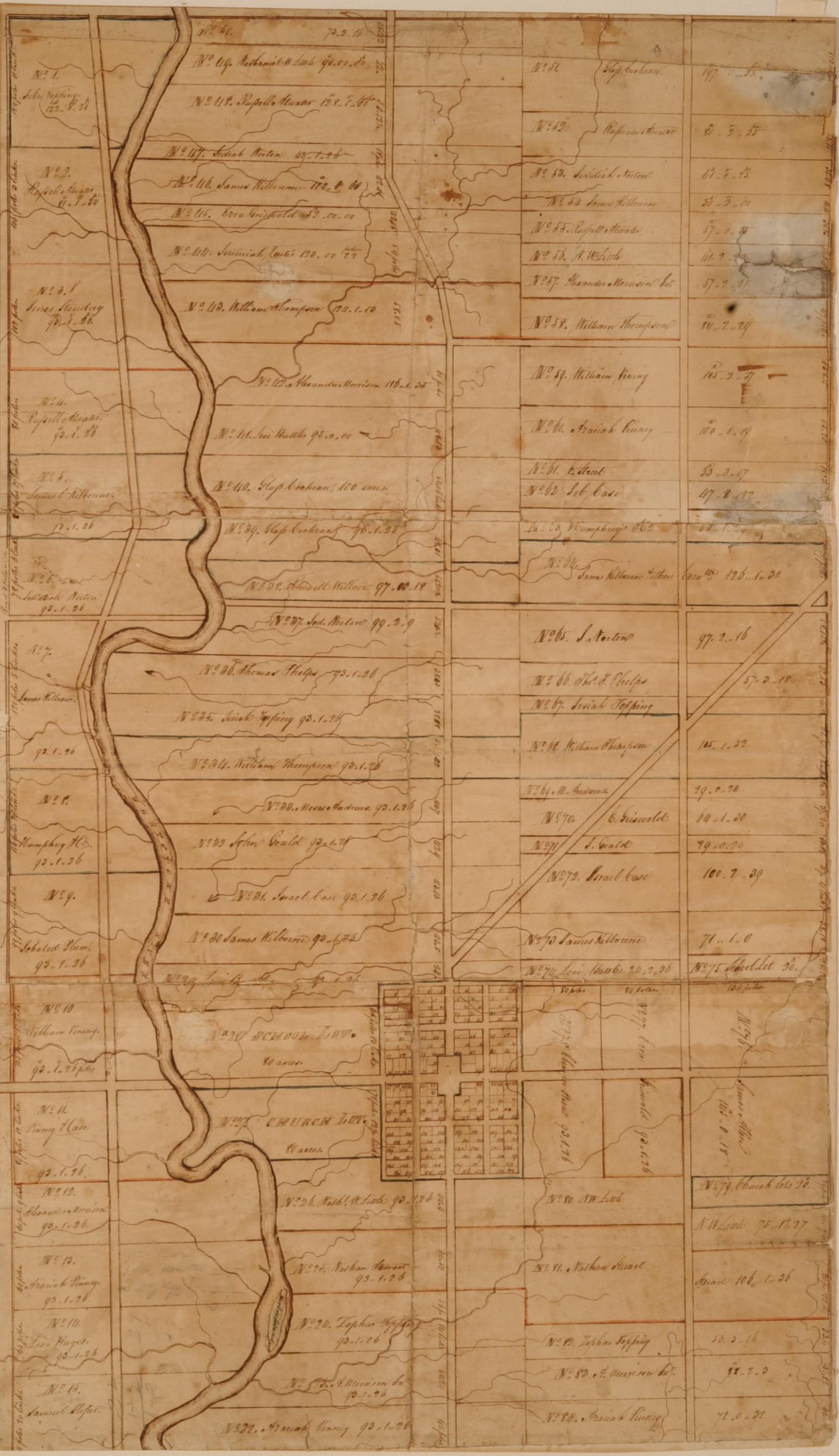 Plat of Sections 2 and 3 of Sharon Township