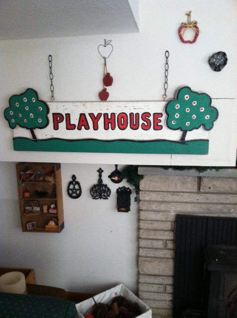 Playhouse Sign from the Brown Fruit Farm