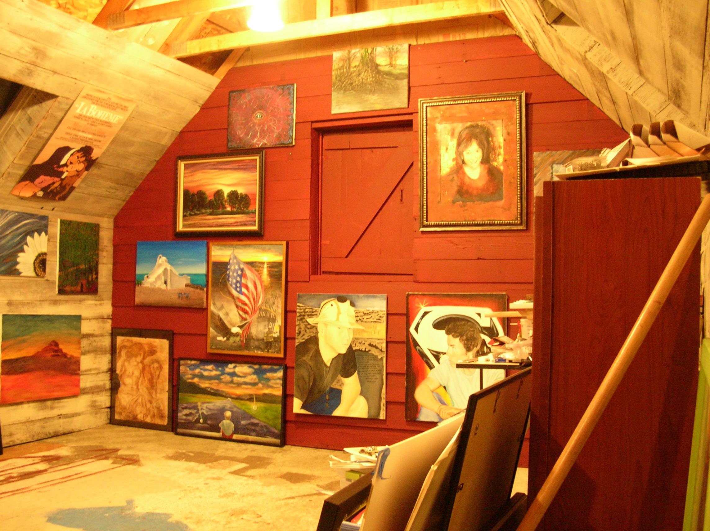 Studio of Artist and Signmaker William (bc) (Bill) Collins