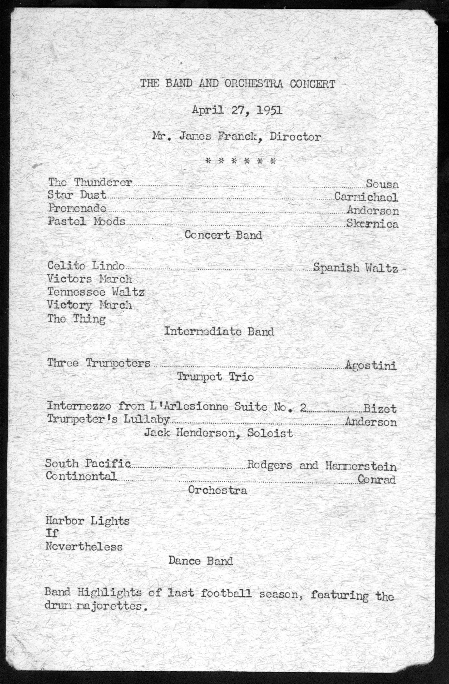 The Band and Orchestra Concert