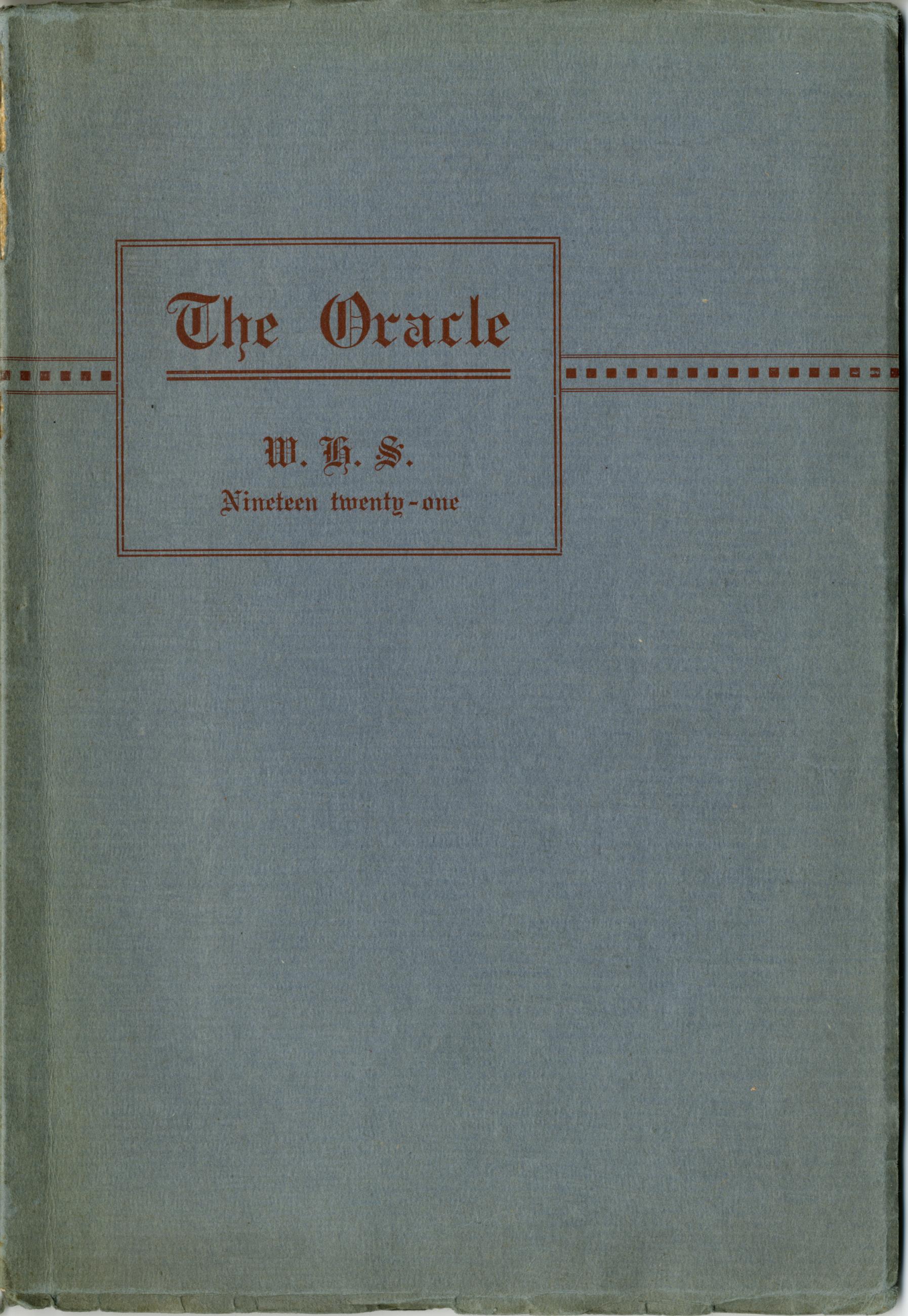 The Oracle 1921