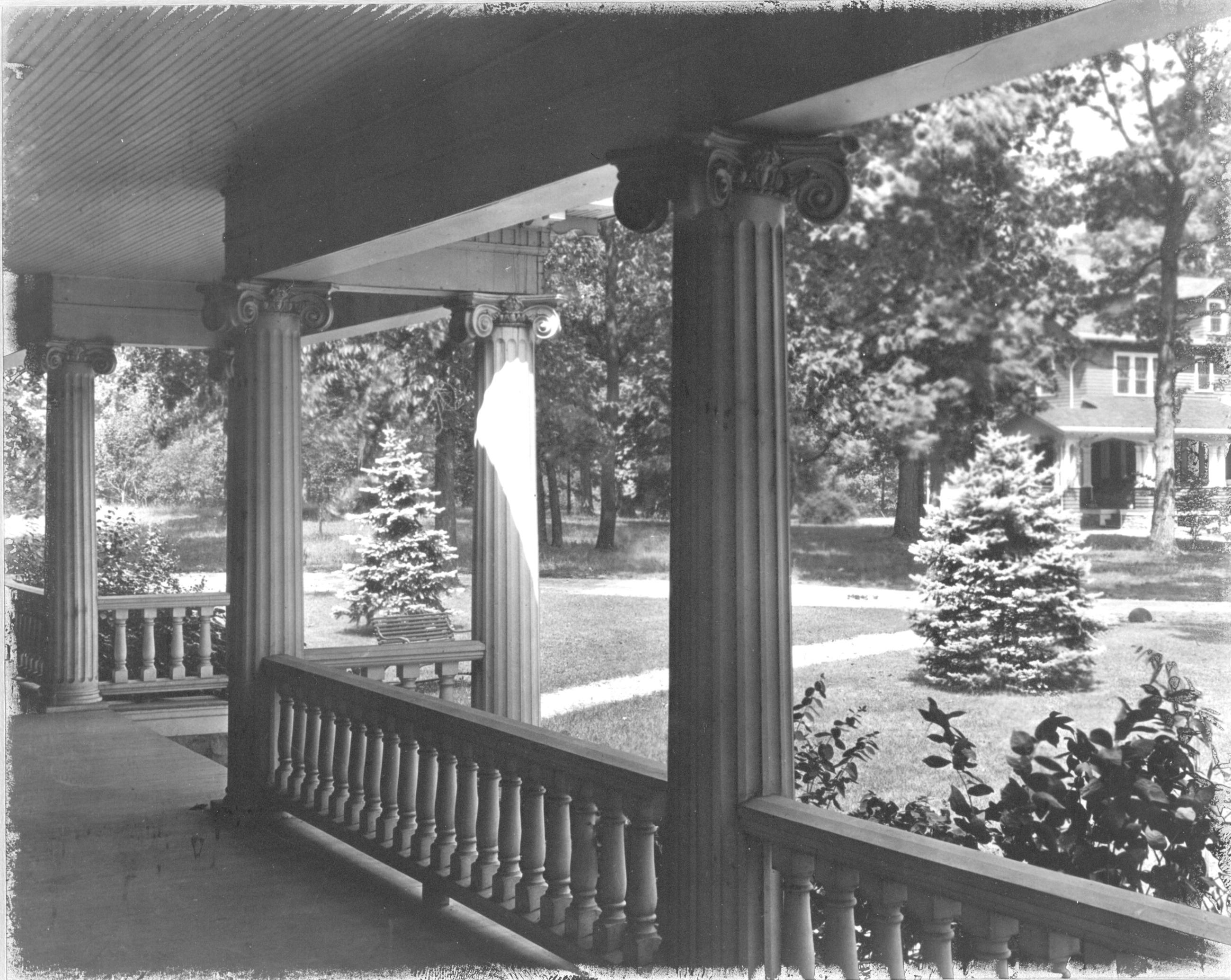 View from main building on Harding Campus