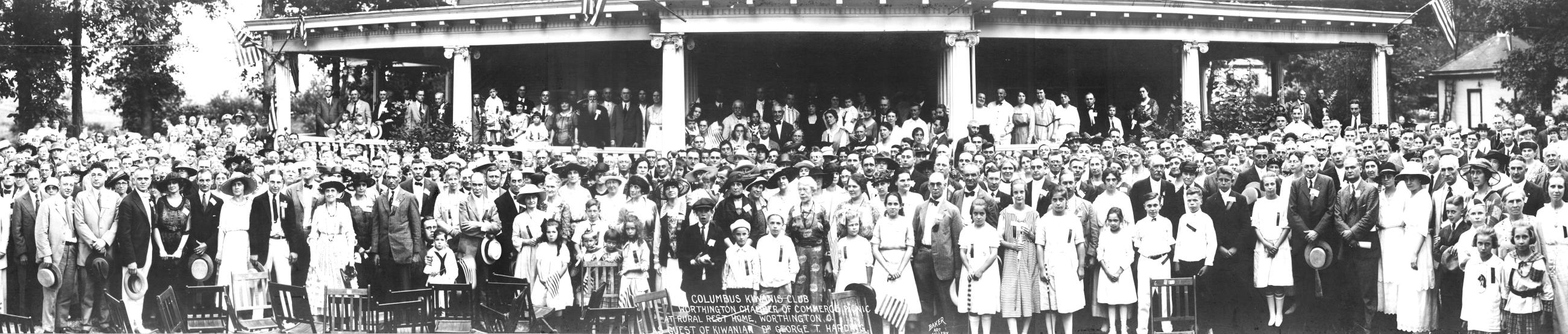 Warren G. Harding Public Address at Columbus Rural Rest Home