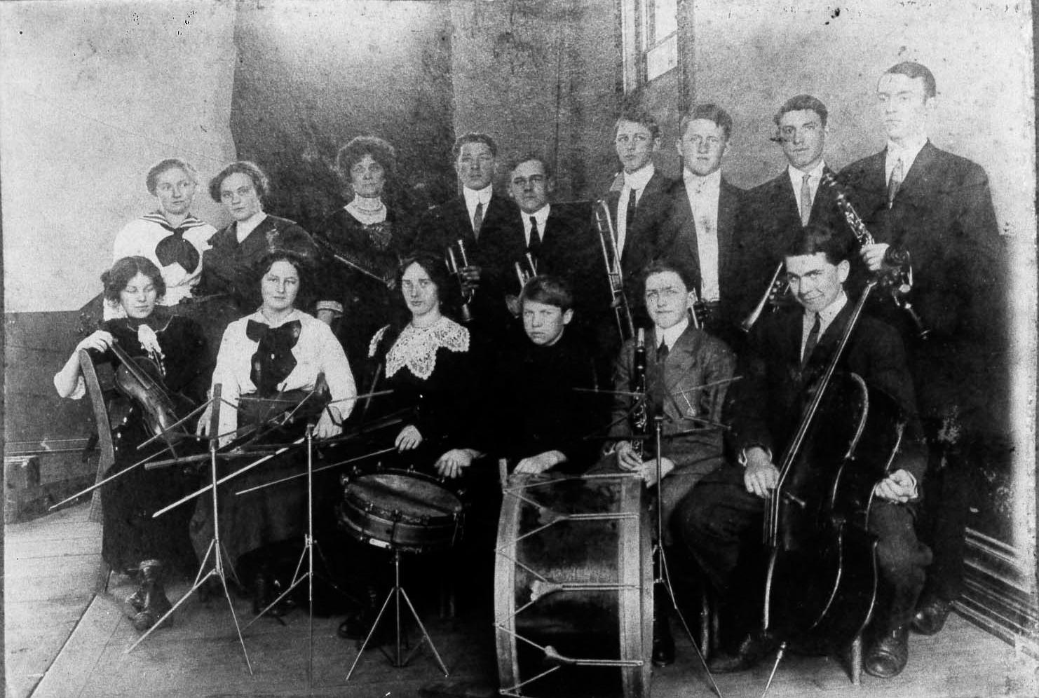 Worthington High School Band, 1911-1912