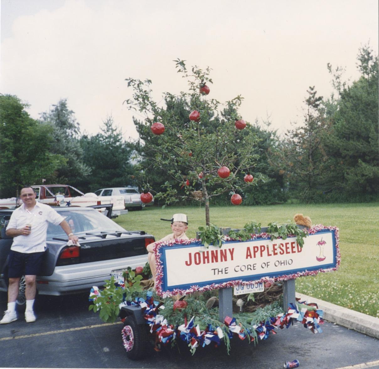 Worthington Hills Garden Club Float for the Worthington Hills Fourth of July Parade, 1988