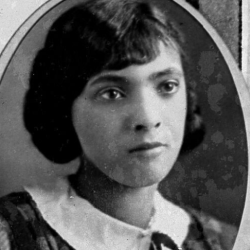 Photograph of Catharine Birkhead from 1924 Worthington High School class composite