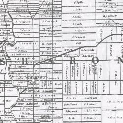 1842 Property Map of Sharon Township, Franklin County, Ohio