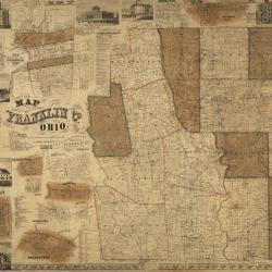 1856 Property Map of Franklin County, Ohio