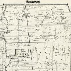 1872 Map of Sharon Township, Franklin County, Ohio