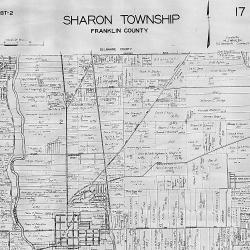 1933 Property Map of Sharon Township, Franklin County, Ohio