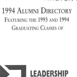 1994 Alumni Directory Featuring the 1993 and 1994 Graduating Classes of Leadership Worthington