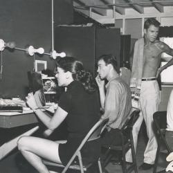 Actors in Dressing Room at Playhouse on the Green
