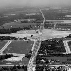 Aerial view of High Street (Rt. 23) and I-270 Interchange