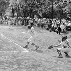 Baseball Game Between the American Legion and Worthington Moose Lodge Teams, 1950s