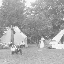 Camping in Scatterday's Orchard