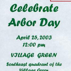 Celebrate Arbor Day