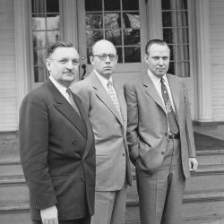 Dr. George T. Harding III, Dr. Charles Harding and Dr. Harrison Evans