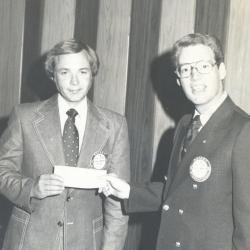 Dublin-Worthington Rotary Club Charter Members Brimeyer and Conway