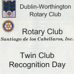 Dublin-Worthington Rotary Club Twin Club Recognition Day