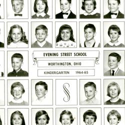 Evening Street Elementary 1964-65 Kindergarten Class Composite