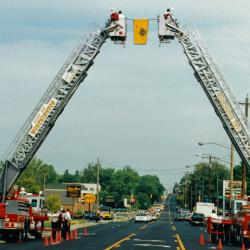 Fire Chief Funeral Procession