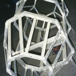 Frame of the Pig Iron BBQ Pig Statue