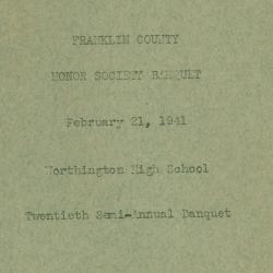 Franklin County Honor Society Banquet