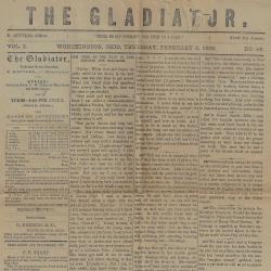 Gladiator Newspaper from February 9th, 1888