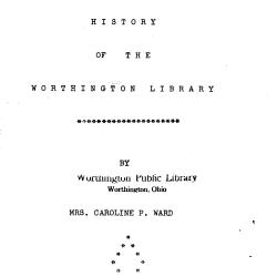 History of the Worthington Library
