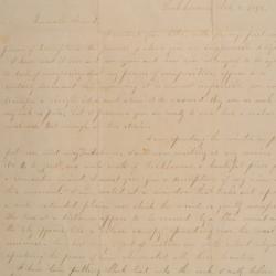 Letter to Mary D. Johnson of Worthington, Ohio from Damaris Solomon of Werts Grove, Lockbourne, Ohio