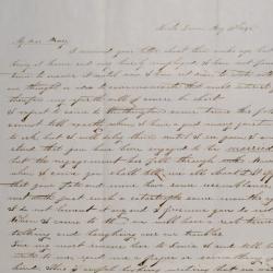 Letter to Mary Johnson of Worthington, Ohio from D. R. Solomon of Werts Grove