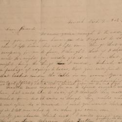 Letter to Orange and Achsa Johnson of Worthington, Ohio from Mary Johnson in Newark, Ohio