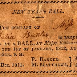 New Year's Eve Ball Invitation