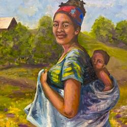 Painting Titled "Covenants in the Lands of Beginnings"