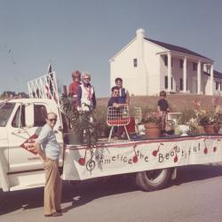 Parade Float in the First Worthington Hills Fourth of July Parade