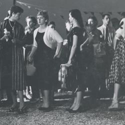 People Waiting in Line at the Box Office for Playhouse on the Green