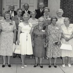 Photograph of 50th Reunion of the Worthington High School Class of 1914