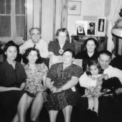 Photograph of Charles and Harriet Wing and Friends at 621 Morning Street