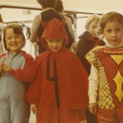 Photograph of Children at Halloween Storytime, Old Worthington Library