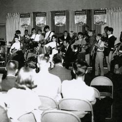 Photograph of Chuck Dailey and Students in Recital