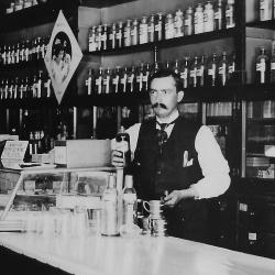 Photograph of Drug Store Interior in Worthington