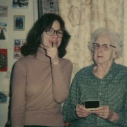 Photograph of Rachel Alexander and Marian Stearnes