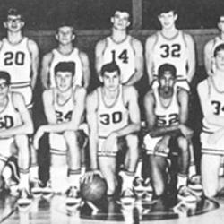 Photograph of Worthington High School Varsity Basketball Team, 1968-69 Season
