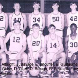 Photograph of Worthington High School Varsity Basketball Team, 1969-70 Season