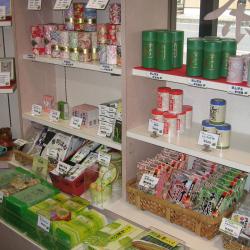 Photograph of tea for sale in Sayama, Japan