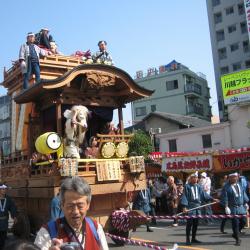 Photograph of the Kawagoe Festival in Kawagoe, Japan