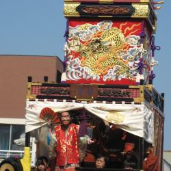 Photograph of the Kawagoe Festival in Kawagoe, Japan