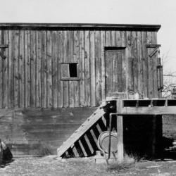 Photograph of the Spray House at the Brown Fruit Farm