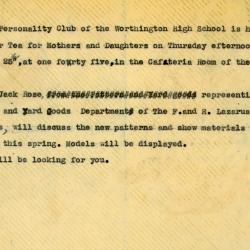 Program Announcement